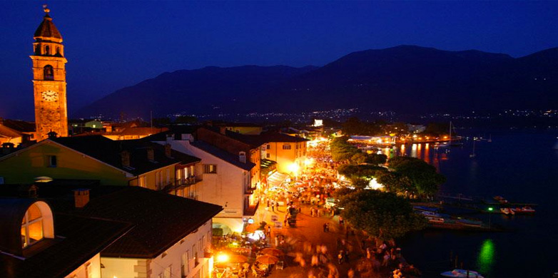 Ascona at night